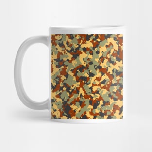 Brown Olive Camouflage Mug